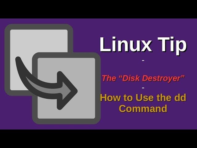 Linux Tip | The "Disk Destroyer" | How to Use the dd Command.