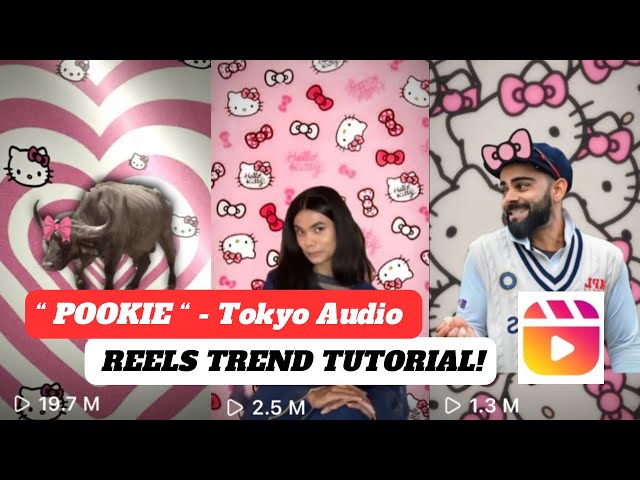 Pookie reels trend tutorial | Tokyo audio reels trend tutorial | Pookie trend CapCut template