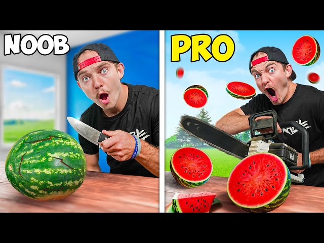 Noob vs Pro: How To Cut Fruits