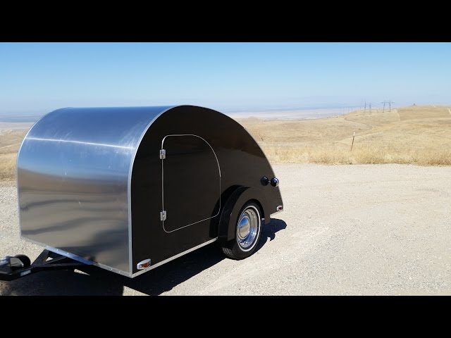 Project Grizzly 07 Building a Teardrop Trailer Aluminum Skin Finishing Up v60