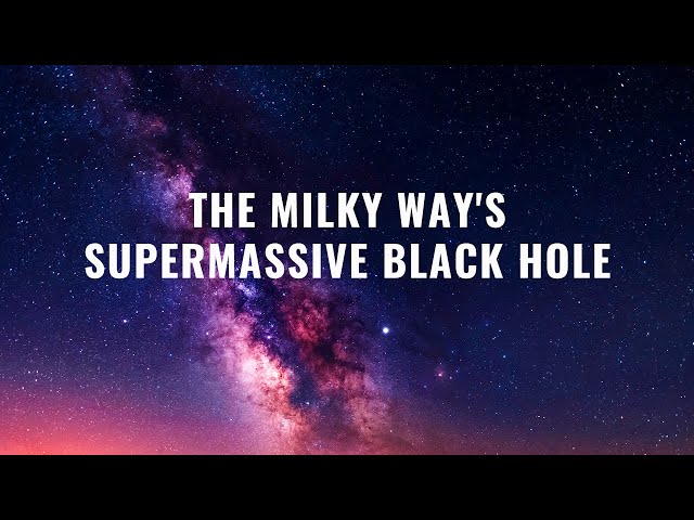 The Milky Way's central black hole -- Avery Broderick on the EHT and Sgr A*