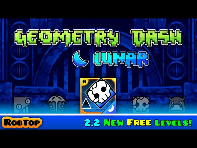 GEOMETRY DASH LUNAR (All Levels 1~4 / All Coins)