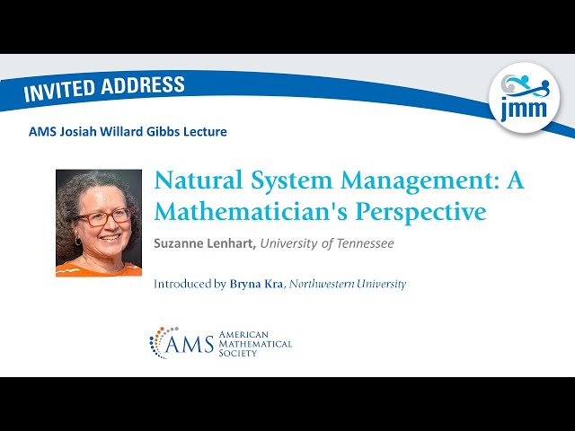 Suzanne Lenhart "Natural System Management: A Mathematician's Perspective"