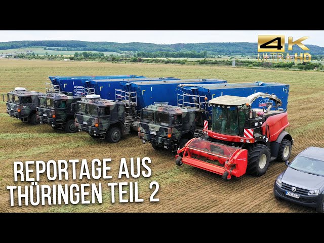 Agrar-GmbH Oldisleben: Konventioneller- und Bio-Ackerbau auf 3700 Hektar (Grünfutterernte / Teil 2)