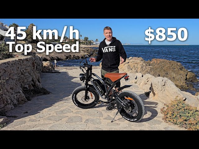 The $850 Motorbike Style eBike! Jansno X50 eBike Review