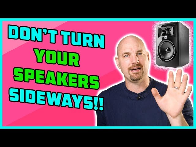 Don't Turn Your Speakers SIDEWAYS!! JBL 305 MKIIs!