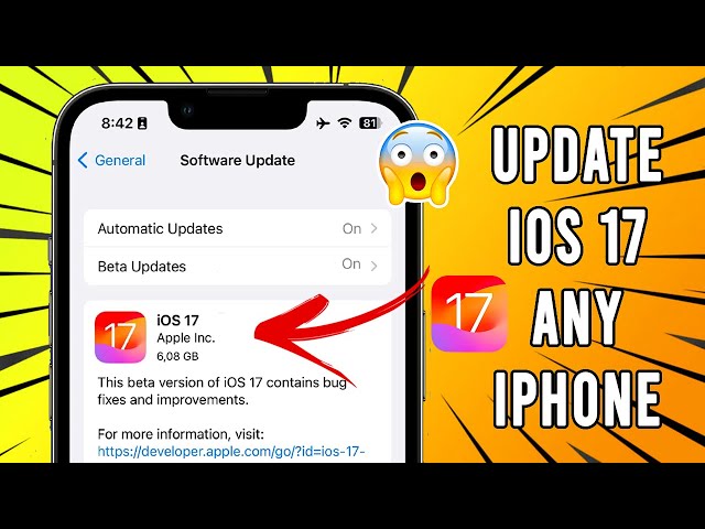 How to Get Update iOS 17 on iPhone (Any iPhone)