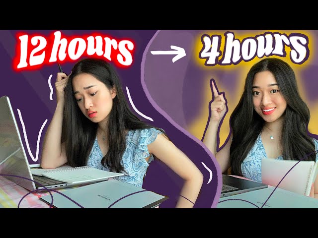 how to learn FAST so studying doesn’t take forever 🤧 | Step-by-Step Guide