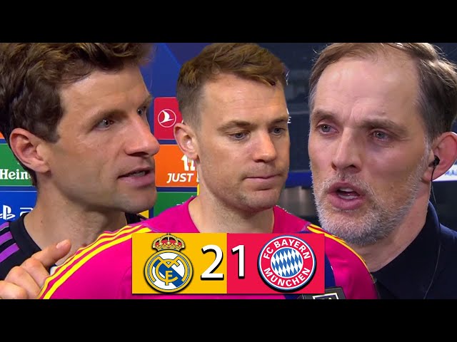 Real Madrid vs Bayern München 2:1 | Interview Nach dem Spiel