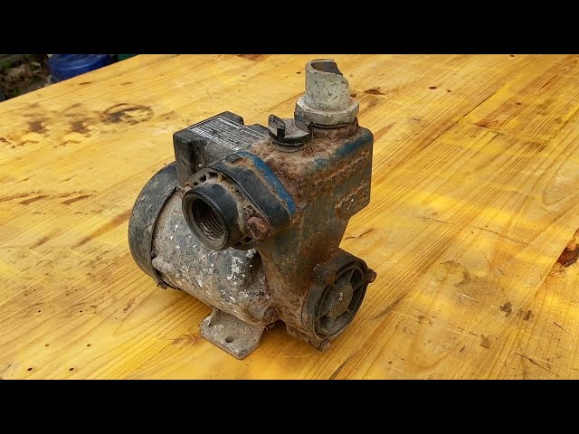Restoration Old Water Pump Panasonic 125 // Restore Old Pump Oxidized For Many Years