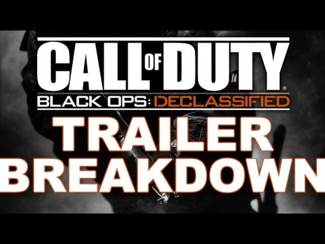 BLACK OPS: DECLASSIFIED Trailer Breakdown (PS Vita) // The Rich $lap Ep.7