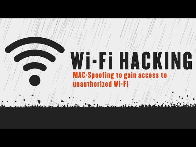 MAC Spoofing | Wi-Fi Hacking Series