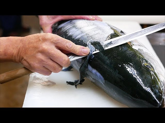 Japanese Food - YELLOWTAIL AMBERJACK Sashimi Braised Fish Kanazawa Seafood Japan