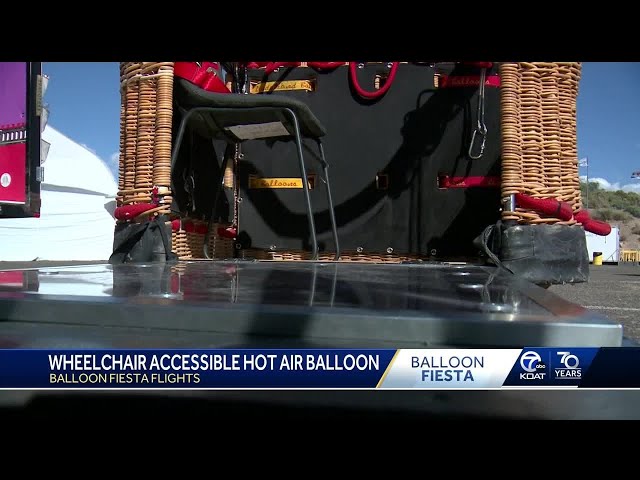 Wheelchair accessible hot air balloon rides at Balloon Fiesta