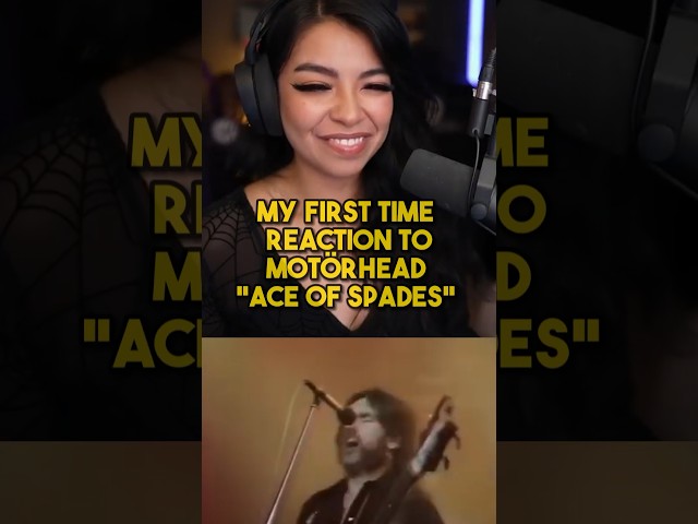 My first time reacting to Motörhead “Ace of Spades” was such a groove! 🤘🏼