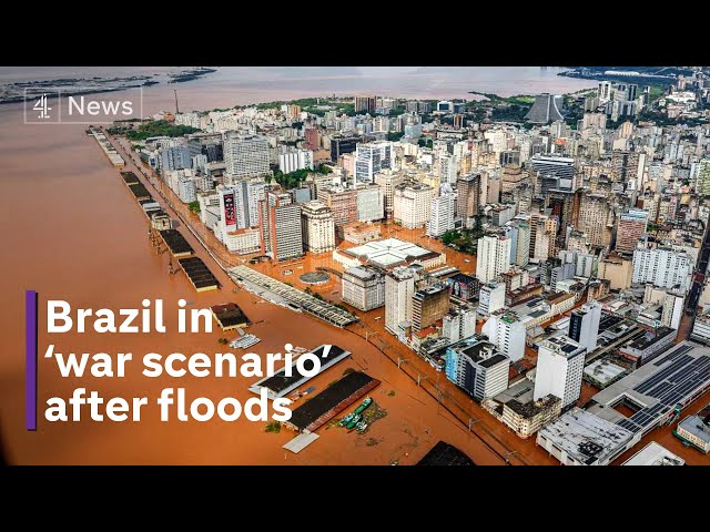 Brazil battles nature as ‘largest ever’ floods submerge whole cities