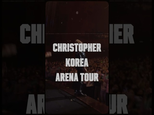South Korea!!! Tickets on sale Monday, April 15th. #christopher #live #tour