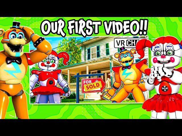Reacting to OUR OLD VIDEOS with Glamrock Freddy and Circus Baby