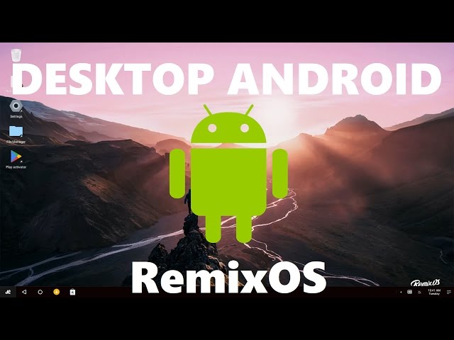 Desktop Android RemixOS
