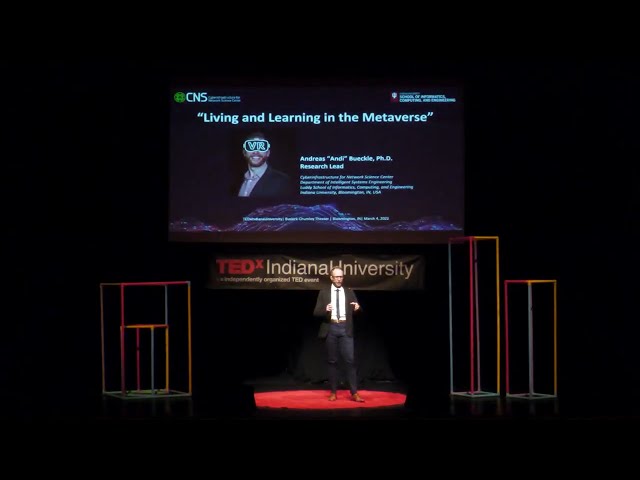 Living and Learning in the Metaverse | Andreas Bueckle | TEDxIndianaUniversity
