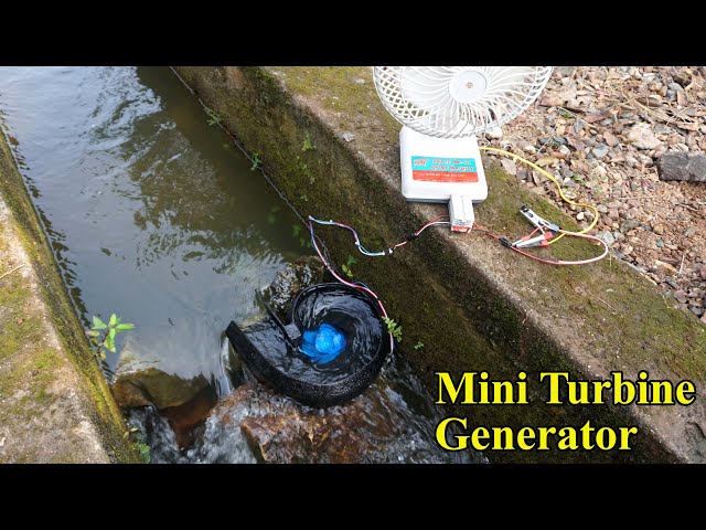 DIY How to make mini helical generator turbine