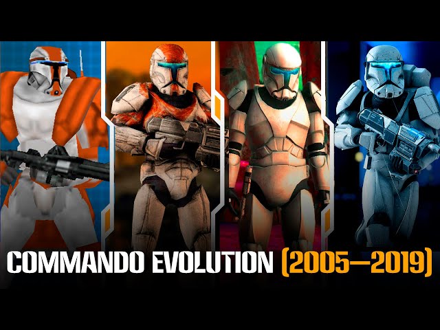 Evolution of Clone Commando in Star Wars Games (2005 - 2019)