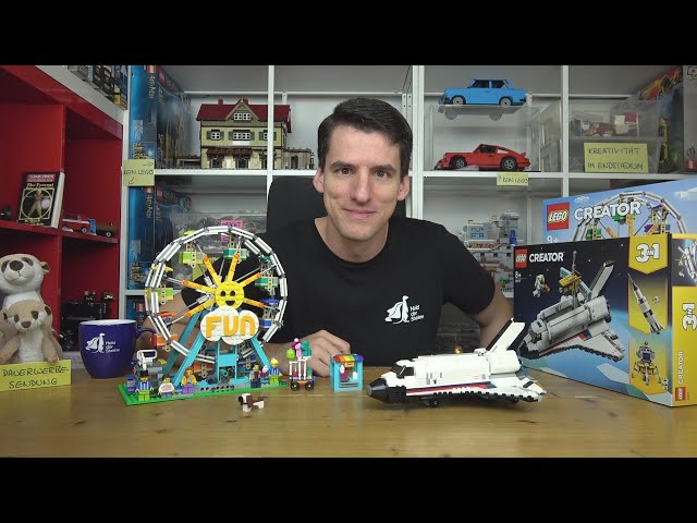 Der extreme Preis begräbt die Serie endgültig: LEGO® Creator 31117 Space Shuttle & 31119 Riesenrad