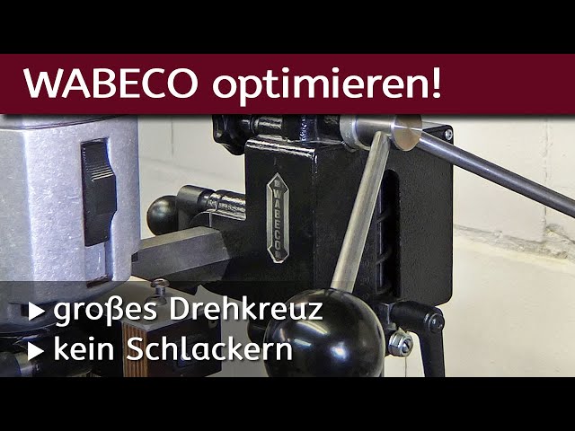 WABECO Bohrständer optimieren und verbessern!
