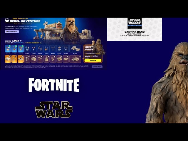 NEW Fortnite Star Wars Update! (CHEWBACCA AND YODA)