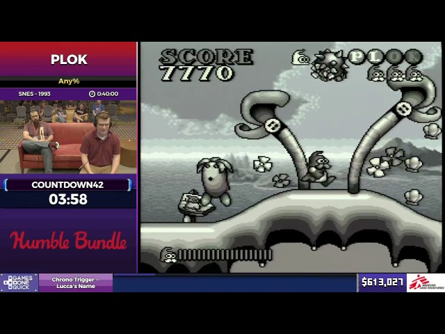 Plok by Countdown42 in 31:08 - SGDQ2017 - Part 88