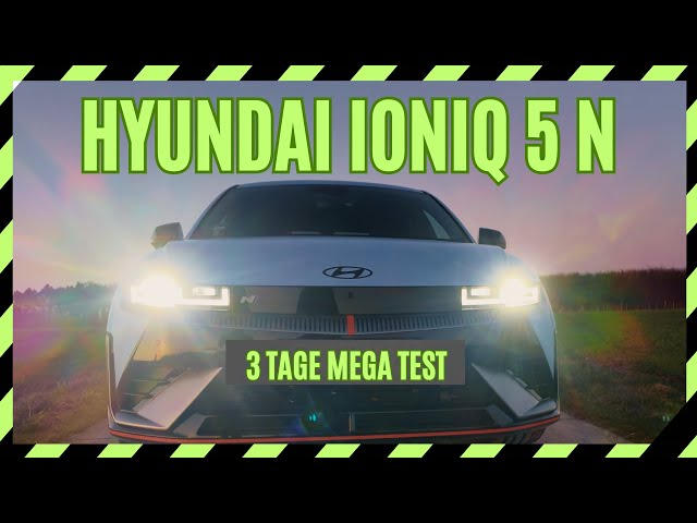 Hyundai Ionic 5 N Verbrauch, Nachtfahrt, Motor, Autobahn und Boost, alles im 3 Tage Mega Test 2024!
