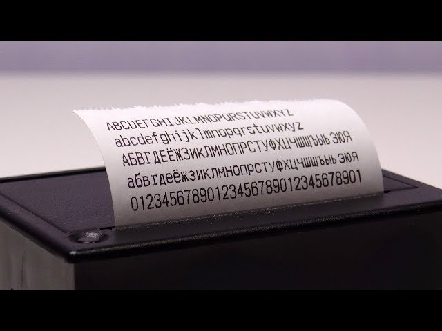 Embedded thermal printer overview