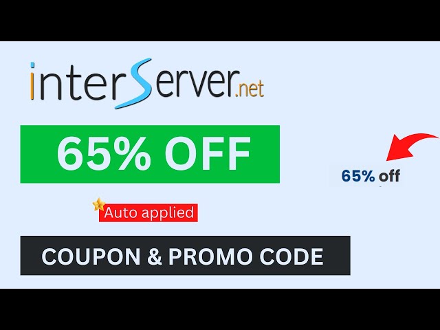 65% OFF InterServer Coupon and Promo Code May 2024