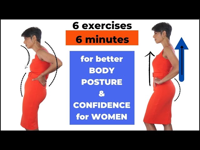 6 EXERCISES for 6 MINUTES to FIX BAD POSTURE for Women/ Change your BODY CONFIDENCE