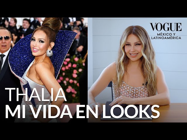 Thalia cuenta la historia de sus looks en la MET Gala | Mi vida en looks | Vogue México