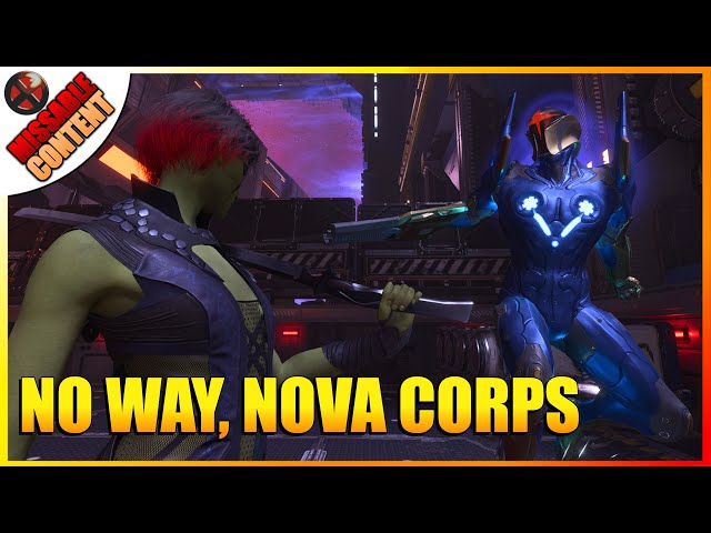 GUARDIANS OF THE GALAXY No Way, Nova Corps Trophy / Achievement guide (Gamora Call To Action)