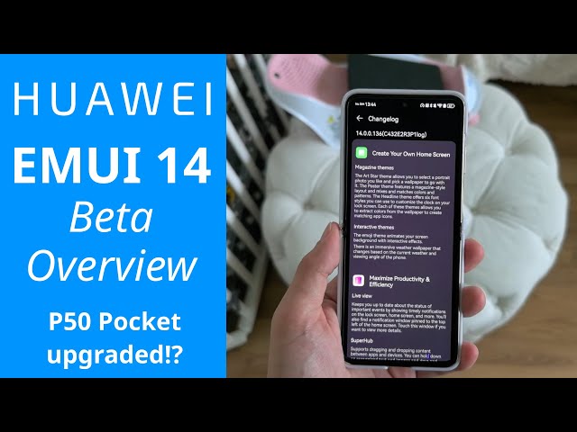 EMUI 14 Beta - What's new? Huawei P50 Pocket