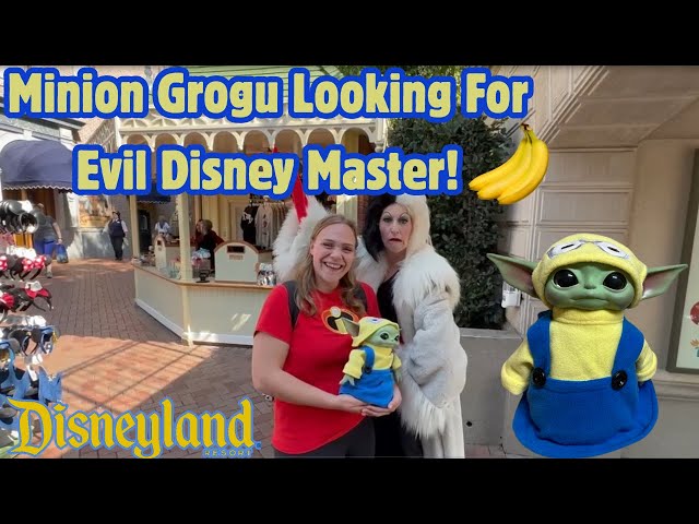 Minion Grogu Looks For An Evil Disney Master! 2024