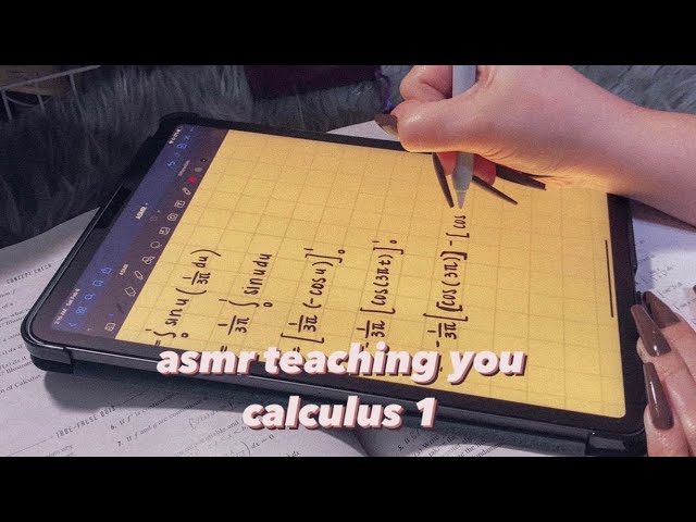 ASMR Teaching you Calculus 1 ❤︎ | iPad writing, whispering