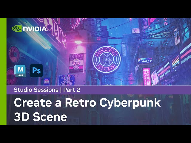 Create a Retro-Cyberpunk 3D Animation w/ Andy Harbeck Part 2: Texturing & Shading