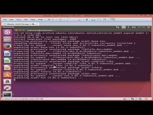Install MiragOS in Ubuntu 16.04