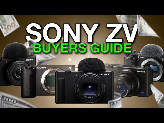 Sony ZV-1 vs ZV-E10 vs ZV-E1 vs ZV-1F vs ZV-1ii