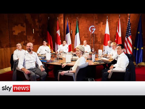 Ukraine war: G7 leaders meet in Berlin, as rockets strike Kyiv