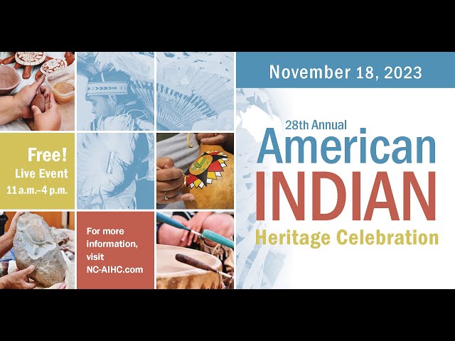 28th Annual American Indian Heritage Celebration - Saturday Nov 18, 2023