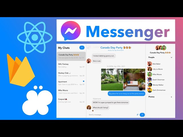 Build a BETTER Facebook Messenger Chat Application | React JS, Firebase, Chat Engine