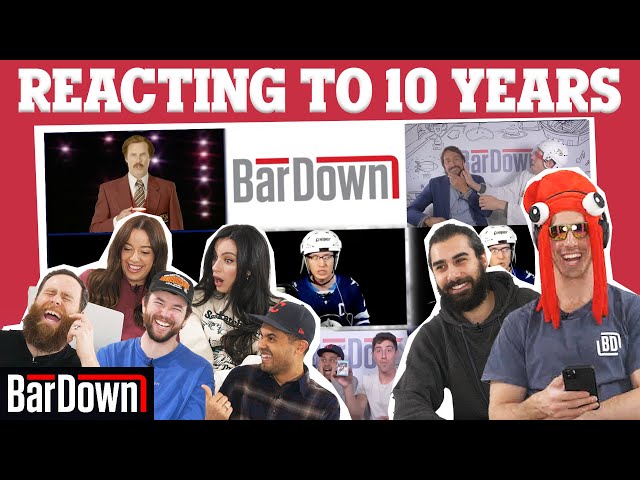 REACTING TO OUR OLD BARDOWN VIDEOS TO CELEBRATE 10 YEARS