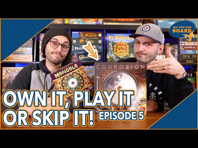 Own it, Play it, Skip it | 6 Game Reviews Incl. Corrosion, Mandala, So Clover! (& More) | Episode 5