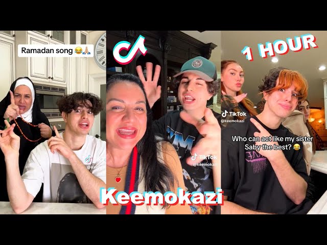 *1 HOUR* KEEMOKAZI TIKTOK VIDEOS COMPILATION 2024 | Funny Keemokazi & His Family