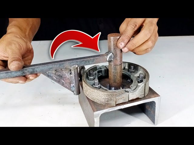 Simple bending trick for flat bar