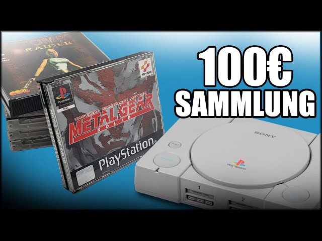 100 Euro Playstation PS1 Retro Videospiele Sammlung